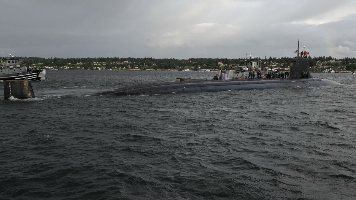 Americká jaderná ponorka narazila v Jihočínském moři do neznámého objektu
